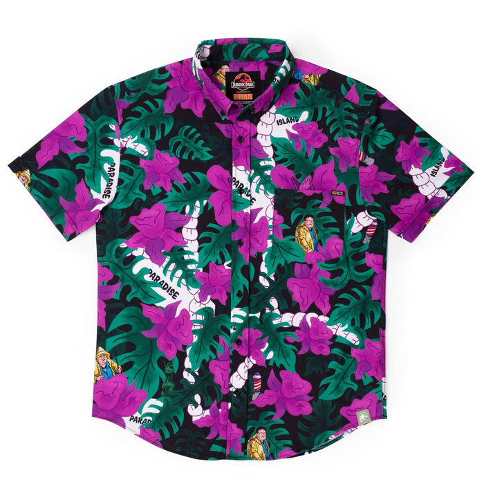 RSVLTS Jurassic Park Short Sleeve Shirt Jurassic Park "Nobody Cares" – KUNUFLEX Short Sleeve Shirt