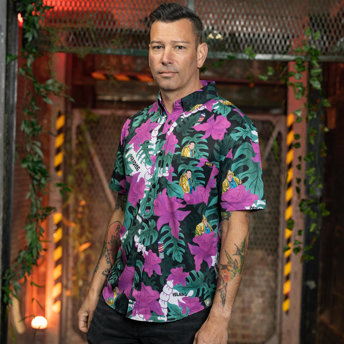 RSVLTS RSVLTS Jurassic Park "Nobody Cares" – KUNUFLEX Short Sleeve Shirt