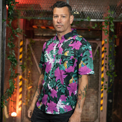 RSVLTS RSVLTS Jurassic Park "Nobody Cares" – KUNUFLEX Short Sleeve Shirt