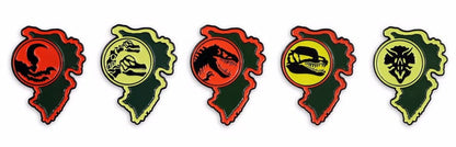 Jurassic Park Paddock Sign Pin Series