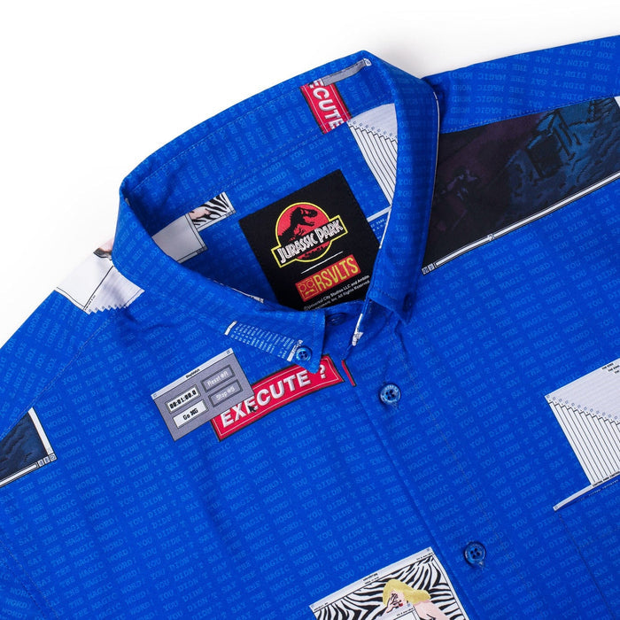 RSVLTS Jurassic Park Short Sleeve Shirt Jurassic Park "The Nedry Code" – KUNUFLEX Short Sleeve Shirt