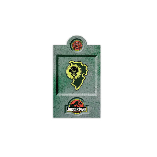 Jurassic Park – Triceratops Paddock Sign Enamel Pin
