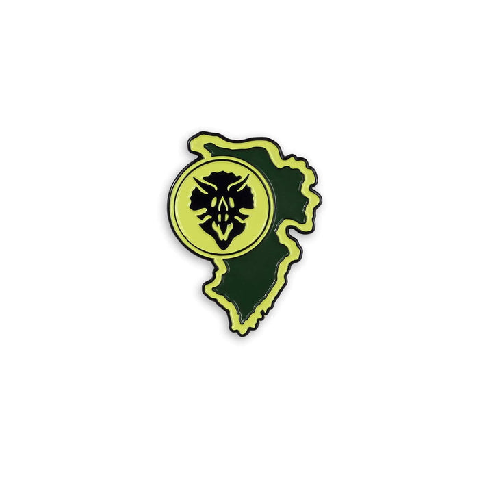 Jurassic Park – Triceratops Paddock Sign Enamel Pin
