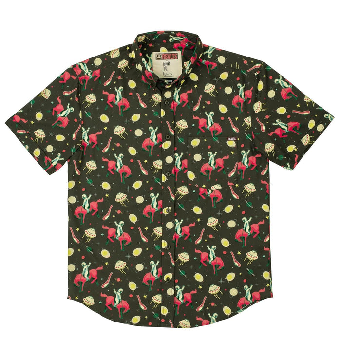 RSVLTS XS Justin Warner Short Sleeve Shirt Justin Warner "Space Cowboy" – KUNUFLEX Short Sleeve Shirt