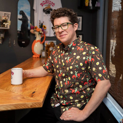 RSVLTS Justin Warner Short Sleeve Shirt Justin Warner "Space Cowboy" – KUNUFLEX Short Sleeve Shirt