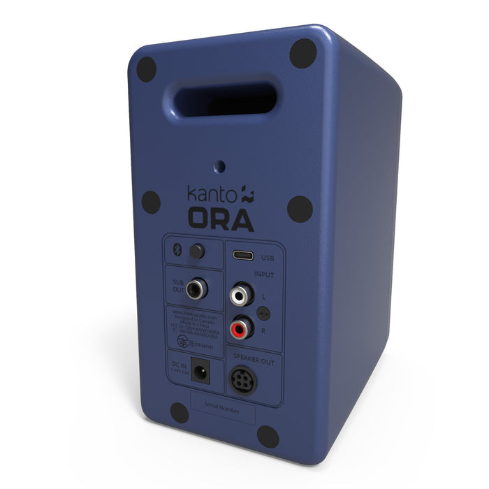 Kanto Ora Powered Reference Desktop Speakers with Bluetooth Indigo Indigo