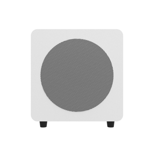 Kanto SUB8 Vinyl Subwoofer Matte White with White Grill White with White Grill