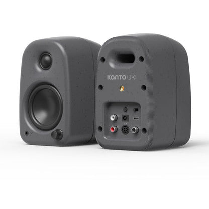 Kanto UKI 100W Bluetooth Desktop Speakers Pair Pumice Grey