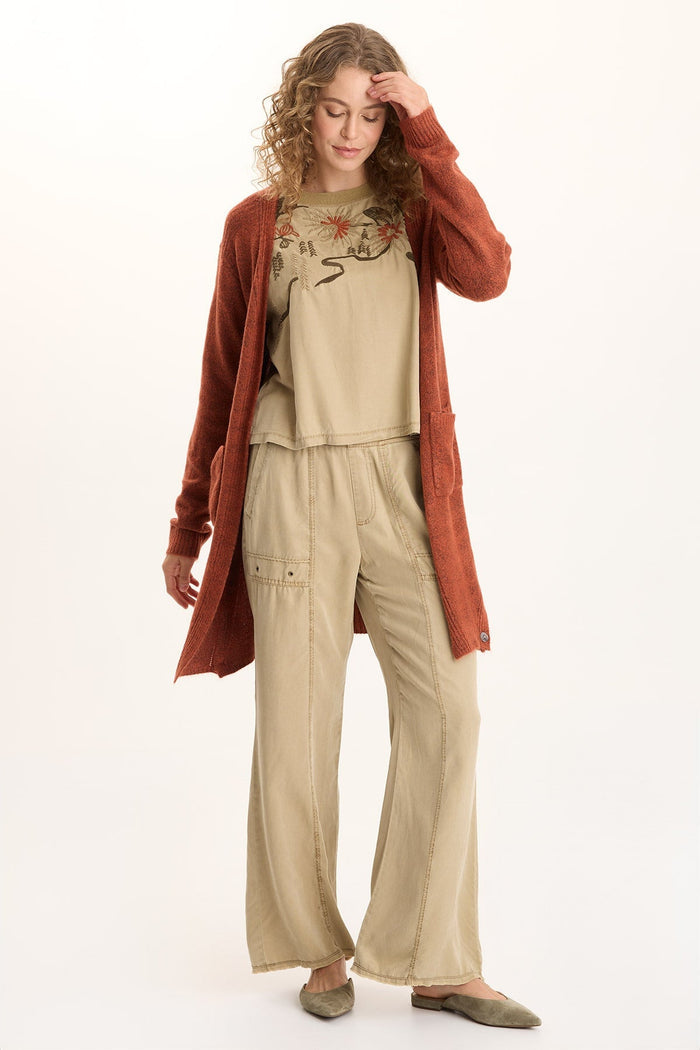 XCVI Katrine Soft Twill Embroidered Artisan Tank