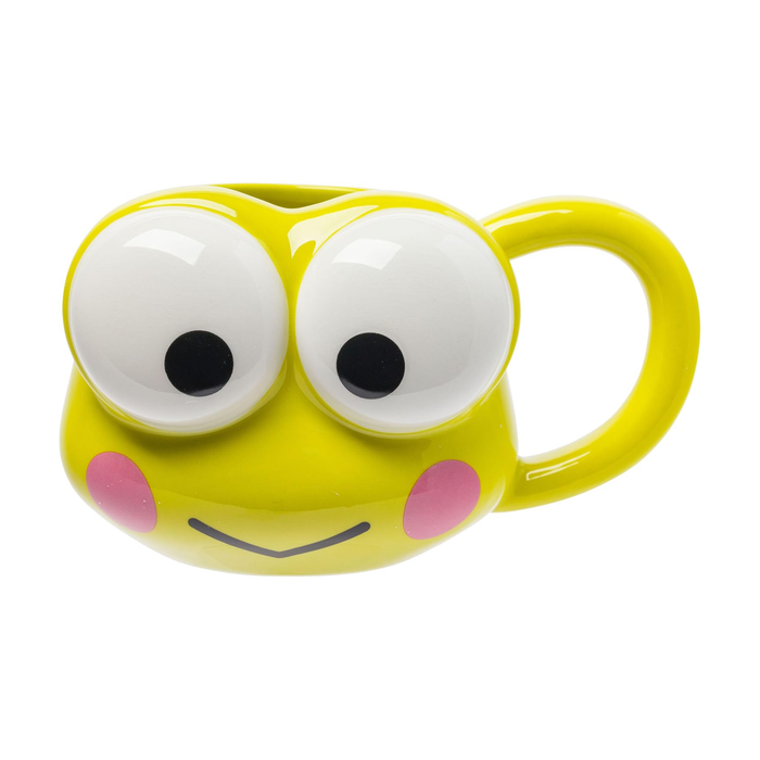 Keroppi Face Sculpted Mug Home Goods Silver Buffalo