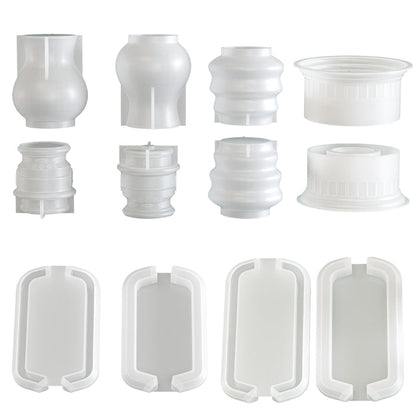 Kerosene Lamp Camping Lantern Ornament Set Resin Mold