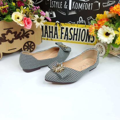 Kids Grey Buckle Pumps - Maha fashions -  Kids Pumps