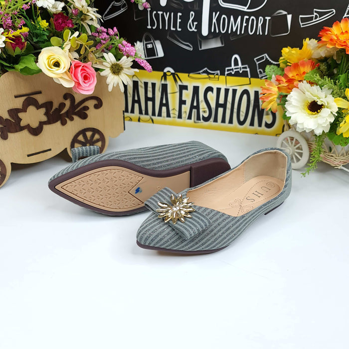 Kids Grey Buckle Pumps - Maha fashions -  Kids Pumps