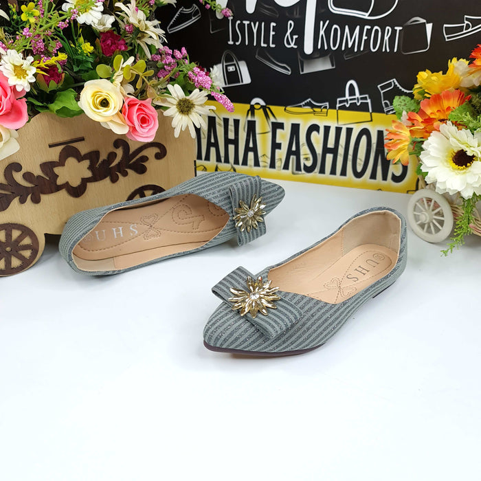 Kids Grey Buckle Pumps - Maha fashions -  Kids Pumps