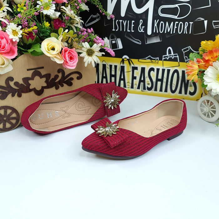 Kids Red Buckle Pumps - Maha fashions -  Kids Pumps