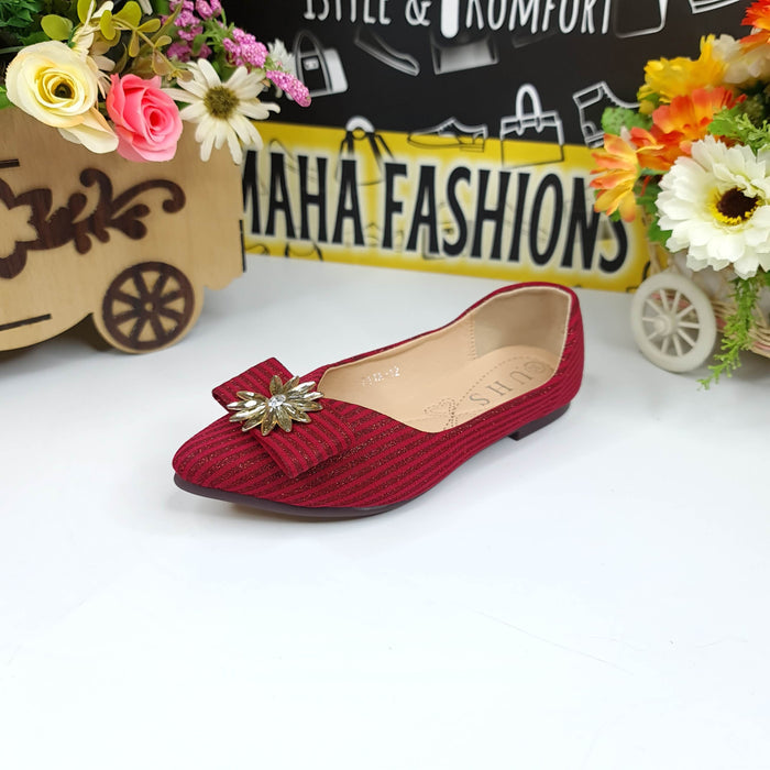 Kids Red Buckle Pumps - Maha fashions -  Kids Pumps
