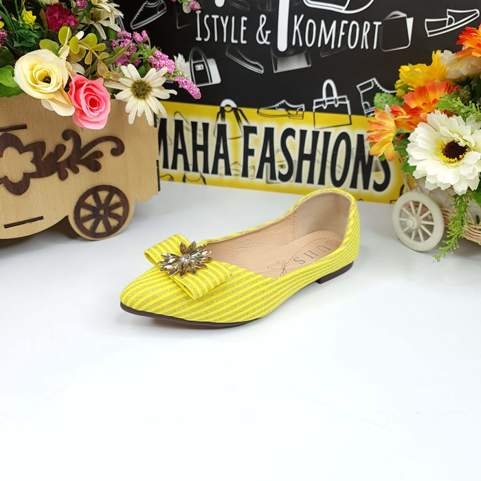 Kids Yellow Buckle Pumps - Maha fashions -  Kids Pumps
