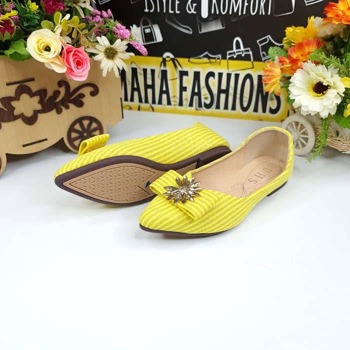 Kids Yellow Buckle Pumps - Maha fashions -  Kids Pumps