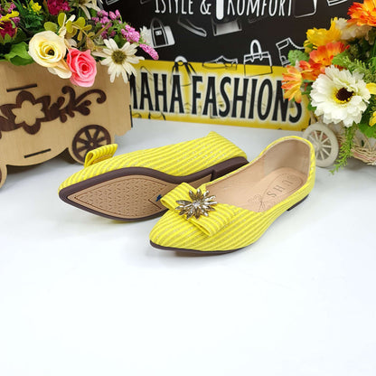 Kids Yellow Buckle Pumps - Maha fashions -  Kids Pumps
