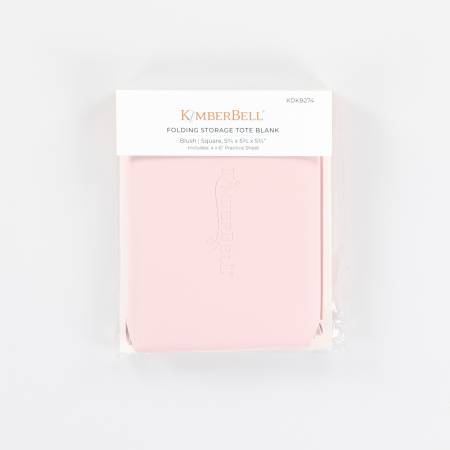 Kimberbell Folding Storage Tote Blank-Blush Packaging