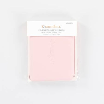 Kimberbell Folding Storage Tote Blank-Blush Packaging