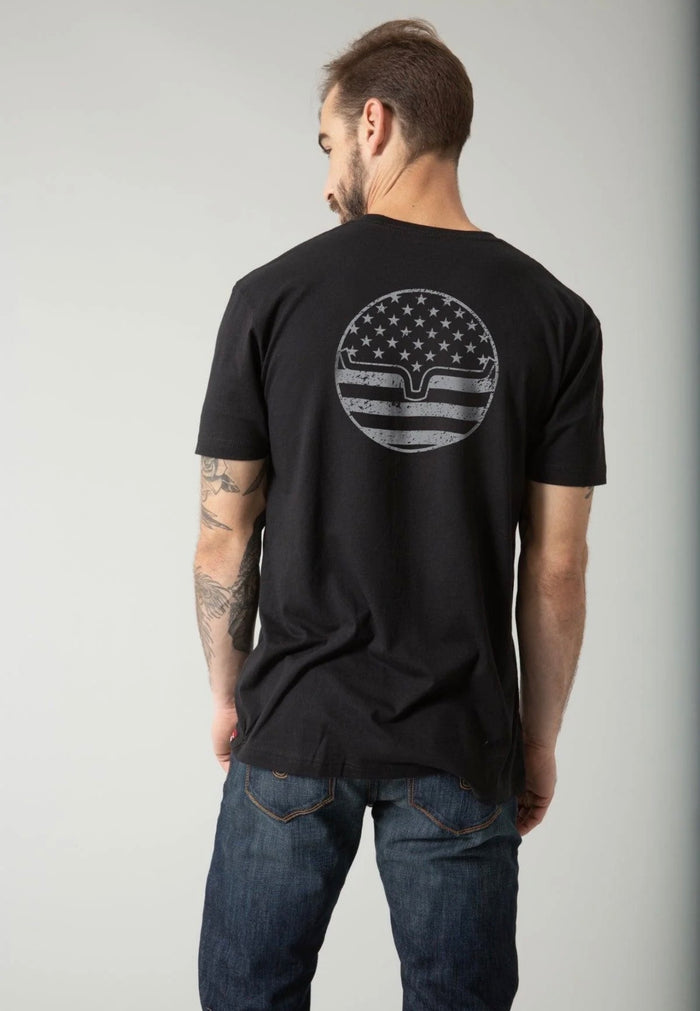 Kimes Ranch American Bullseye T Shirt Black