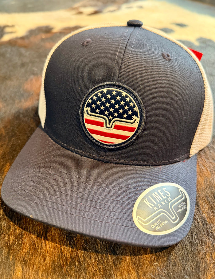 Kimes Ranch American Flag Cap