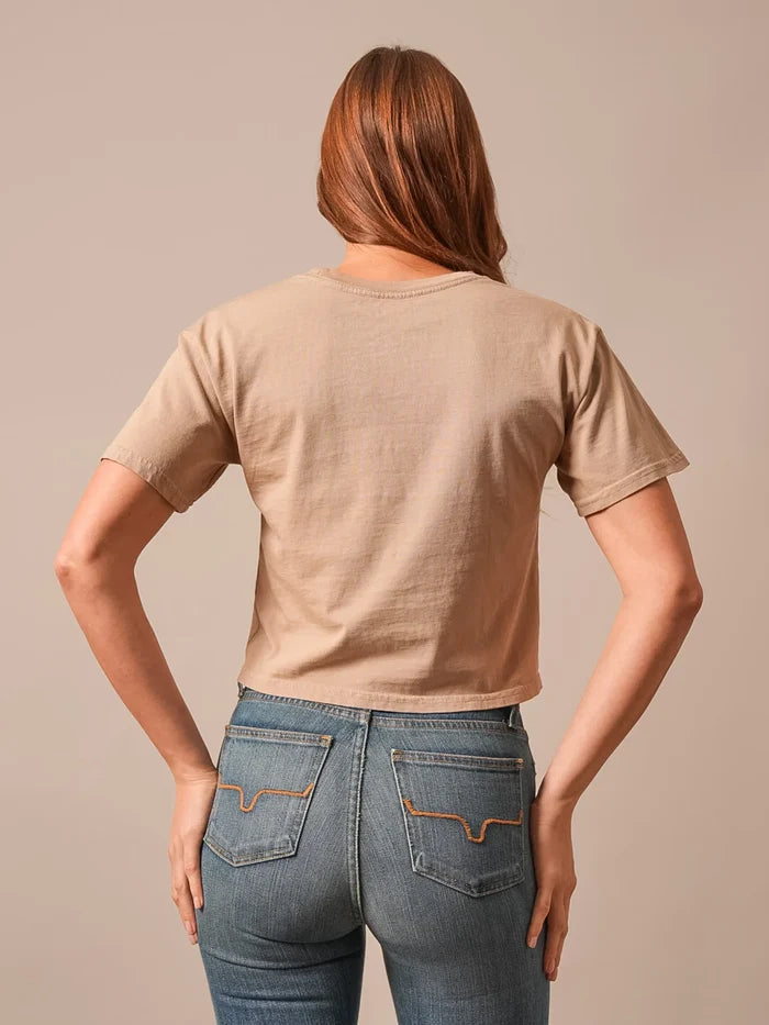 Kimes Ranch Lasso Script Crop Tee