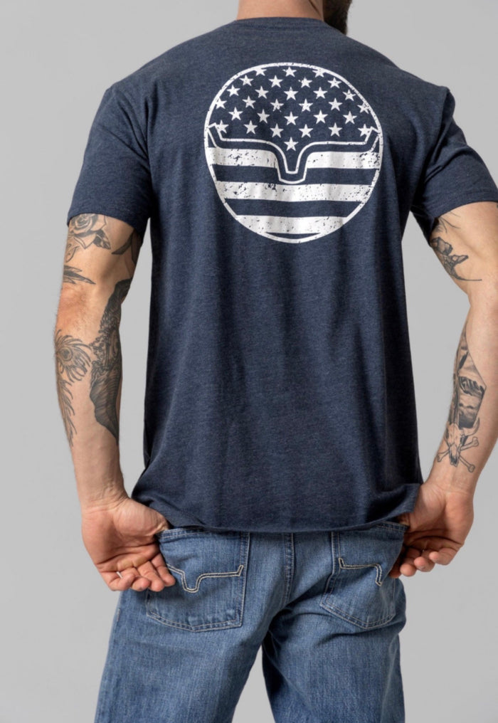 Kimes Ranch Patriot T Shirt Navy