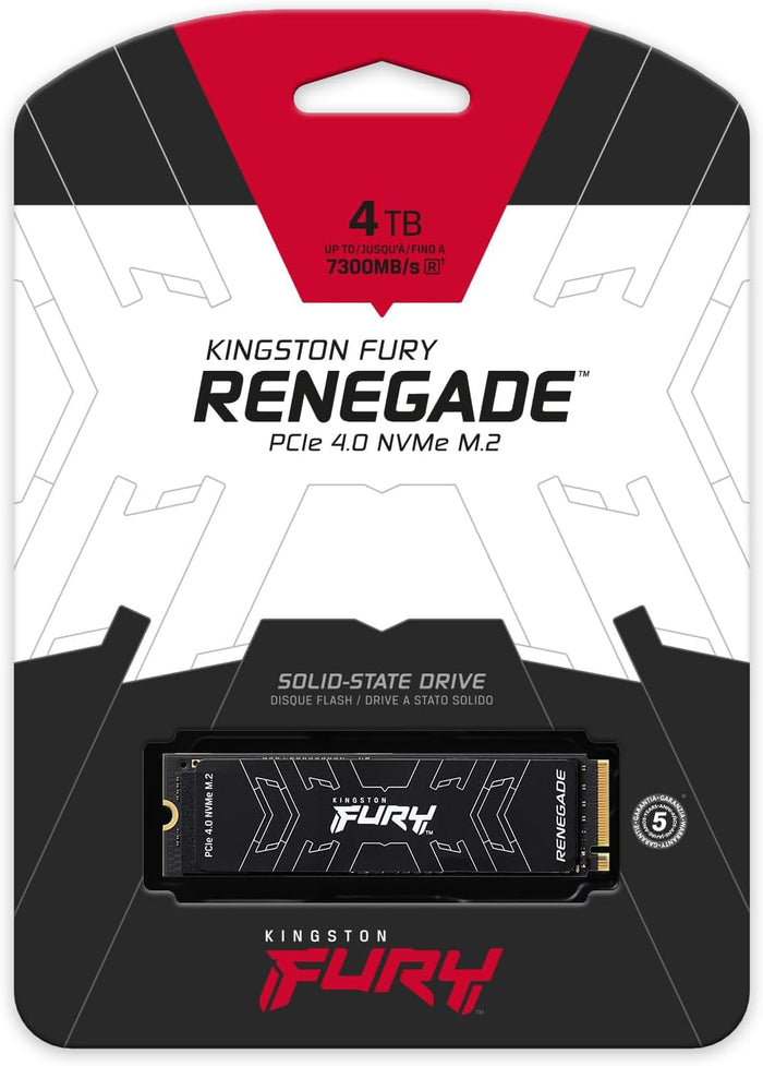 Kinghston Fury Renegade SSD 4000GB 7300MBps