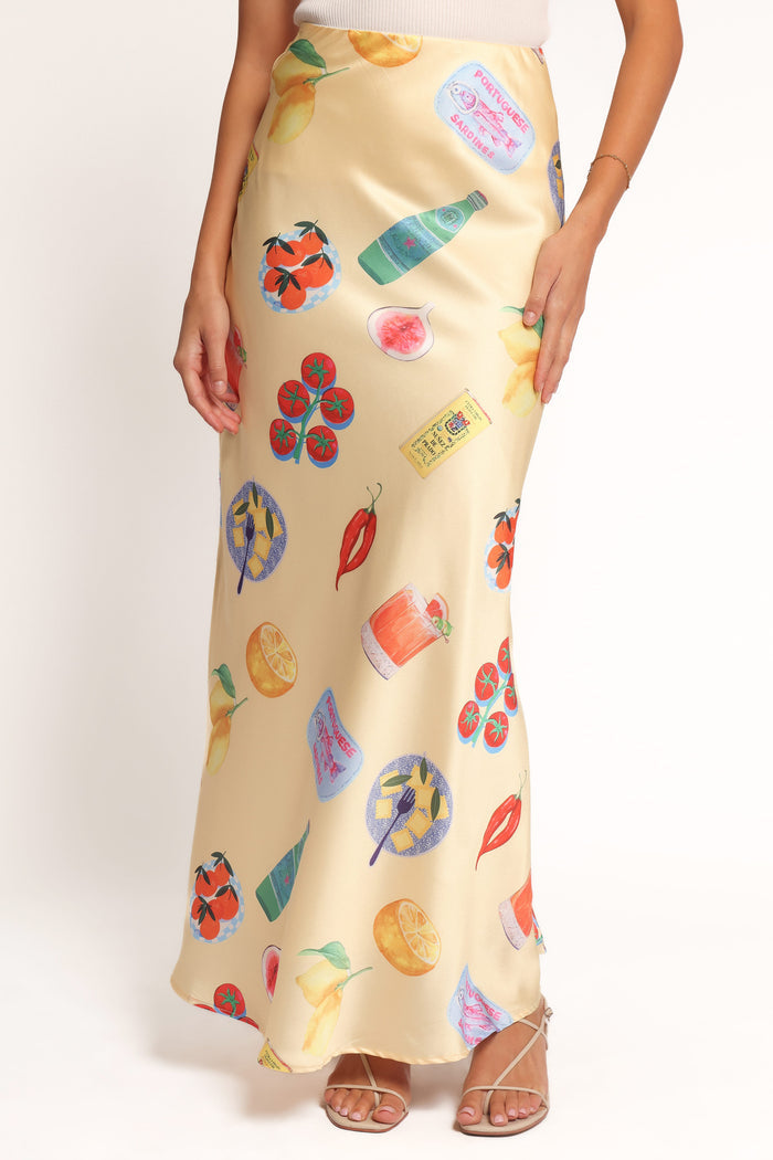 Petal and Pup USA BOTTOMS Kinsey Maxi Skirt - Yellow