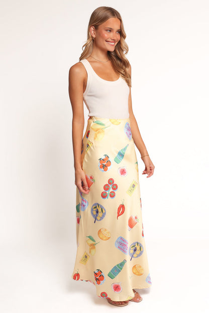Petal and Pup USA BOTTOMS Kinsey Maxi Skirt - Yellow