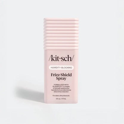Kitsch Frizz Shield Spray bottle on a light gray background