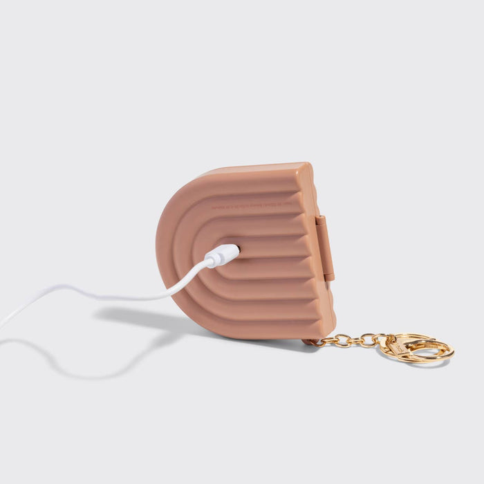 Kitsch Terracotta Compact Mirror Keychain
