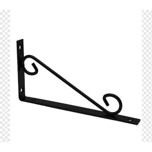 KMT Angle Bracket 190 x 140 x 25 x 3mm White/Black