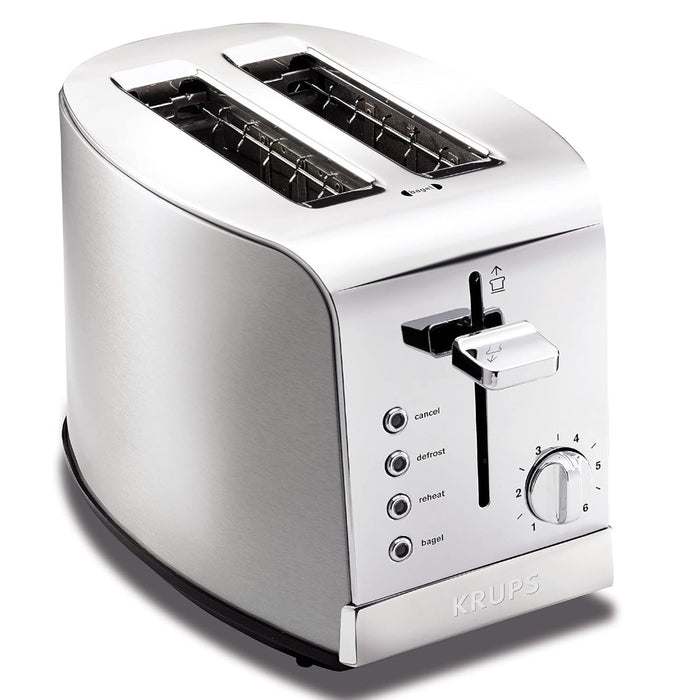 KRUPS KH732D51 2 slice Stainless Steel Toaster