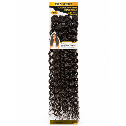 Kuknus Luxurious Tresses 100% Peruvian Remy Quality Sassy Wave 22" (4)