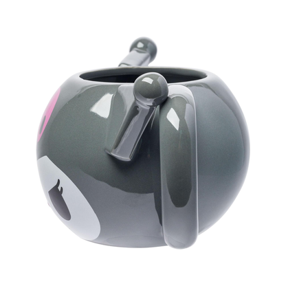 Kuromi Face Sculpted Mug (Gray) Home Goods Silver Buffalo