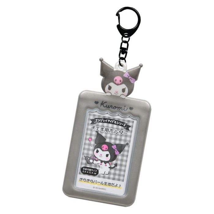 Kuromi Mascot Photo Holder Charm Accessory Japan Original