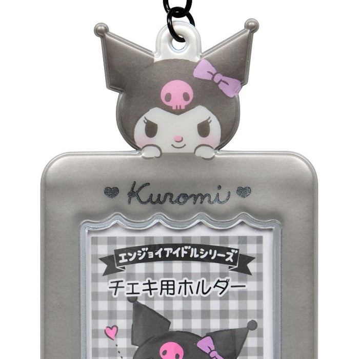 Kuromi Mascot Photo Holder Charm Accessory Japan Original