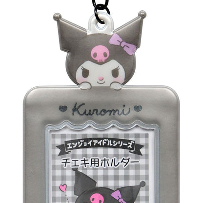 Kuromi Mascot Photo Holder Charm Accessory Japan Original