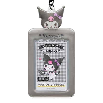Kuromi Mascot Photo Holder Charm Accessory Japan Original