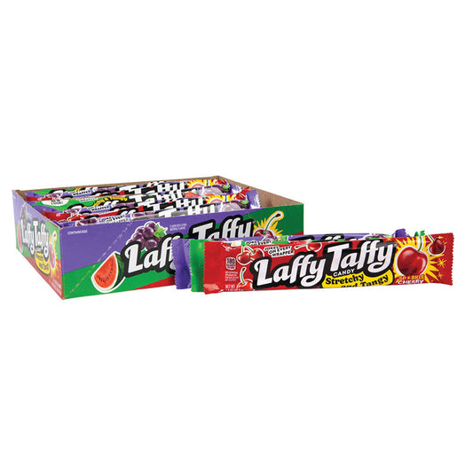 Laffy Assorted Taffy 1.5oz Bar - 24ct