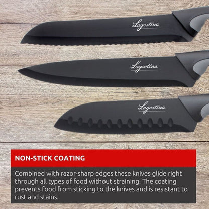 LAGOSTINA D224.3115.05 10PC Knife Set