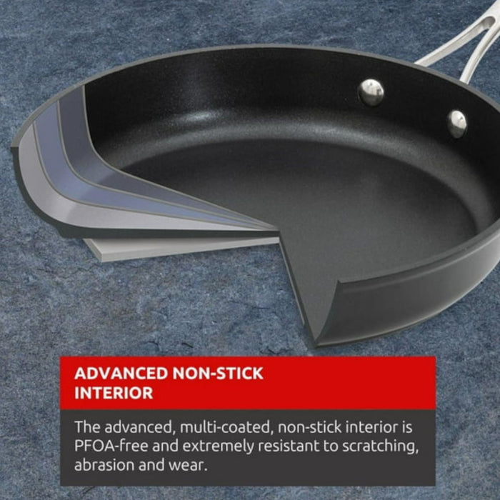 LAGOSTINA L963040130NS Academy Clad 30CM Skillet
