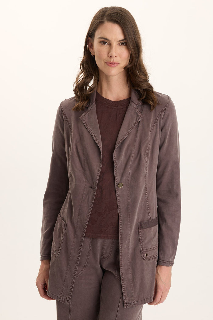 XCVI Lainey Longline Tencel Blazer