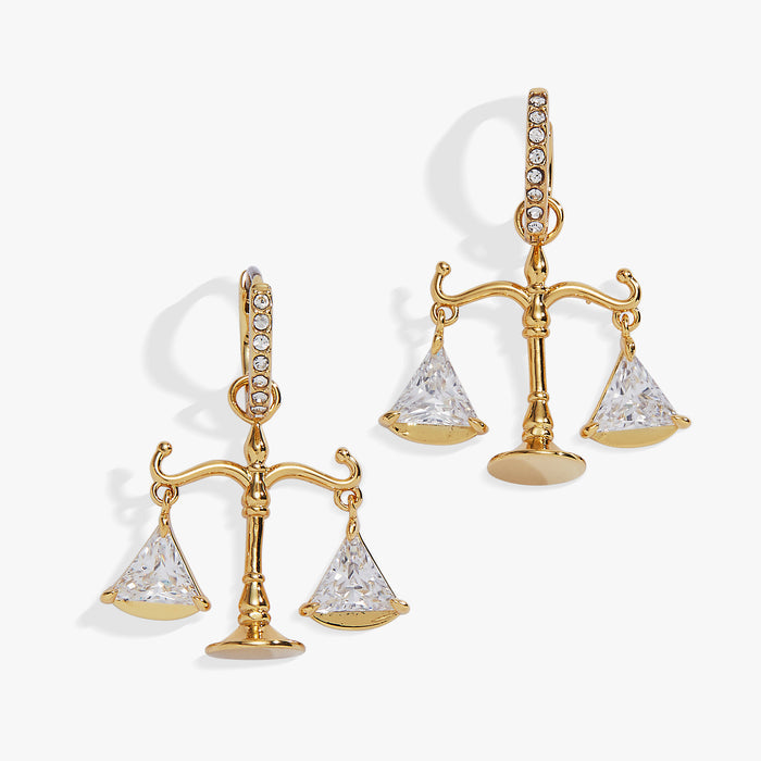 Law Scales of Justice Earring
