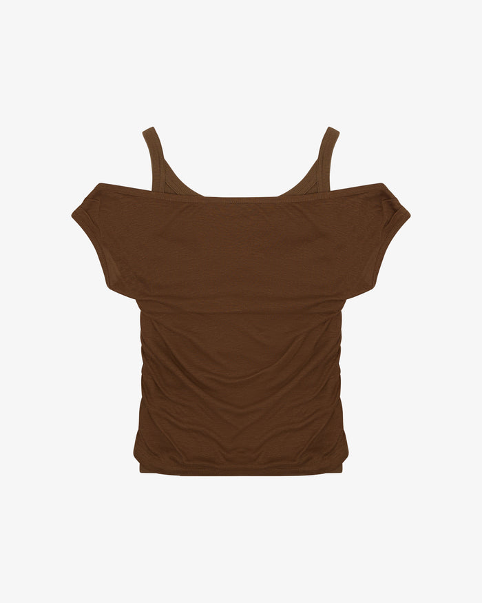 LAYERED TANK - CARAMEL