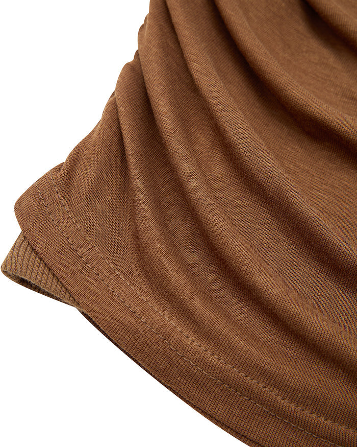 LAYERED TANK - CARAMEL