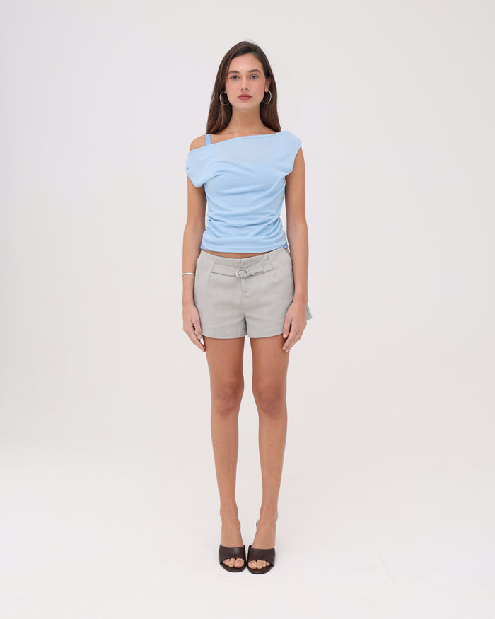 LAYERED TANK - SKY BLUE